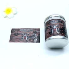 Factory Sell  Custom Silver Foil Adhesive Sticker For Jar